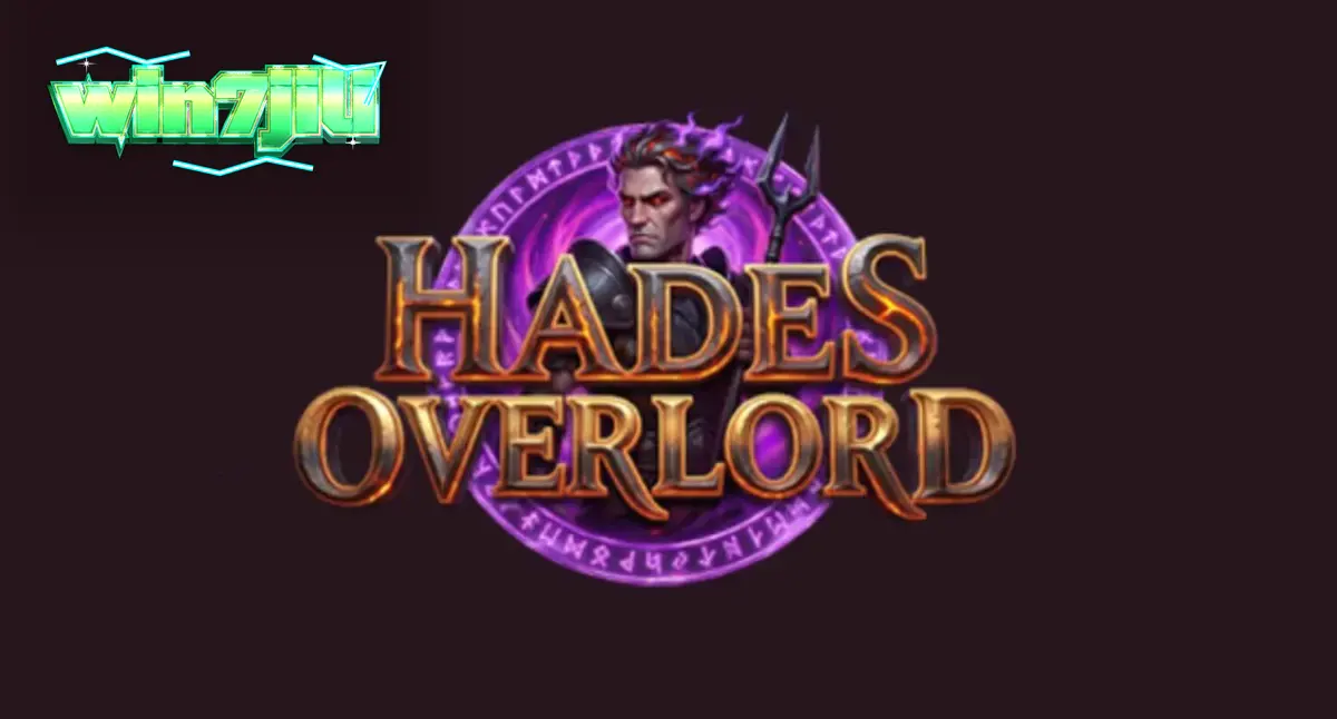 Ang madilim at cinematic na tema ng Hades Overlord slot na nagpapakita ng underworld at si Hades.